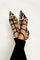 Bridget | Escarpins ballerines léopard à brides