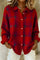 Brittany | Cardigan boutonné à carreaux doux
