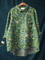 Capucine | Blouse décontractée à imprimé floral et animalier vintage