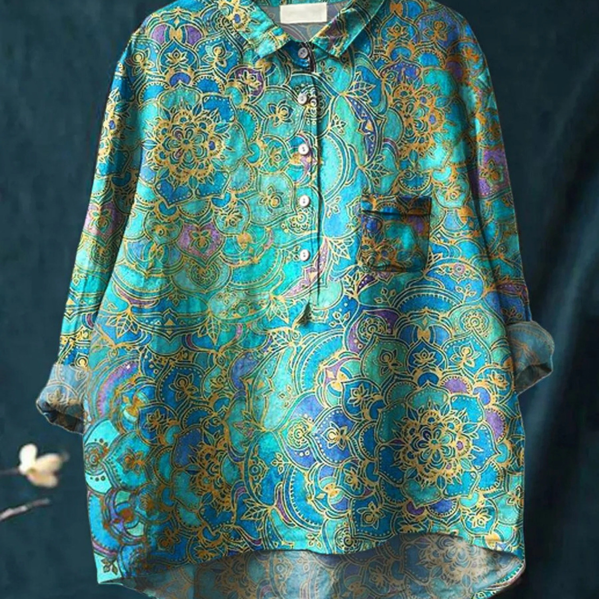 Capucine | Blouse décontractée femme au style rétro