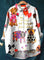Capucine | Blouse fantaisie à imprimé cœurs et animaux