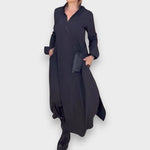 Cécile | Robe longue fendue sur les côtés