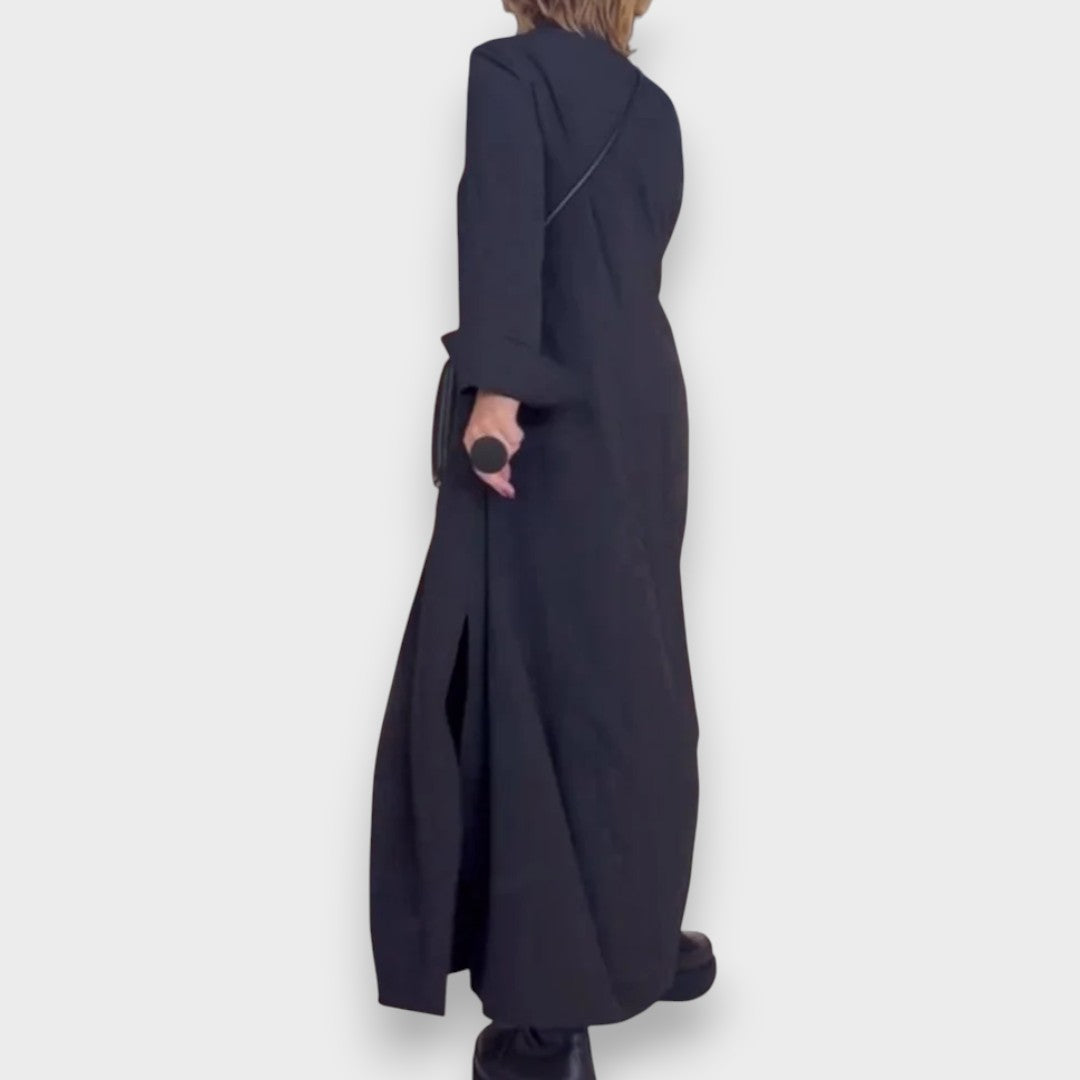 Cécile | Robe longue fendue sur les côtés