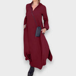 Cécile | Robe longue fendue sur les côtés
