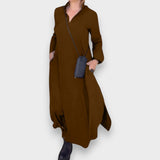 Cécile | Robe longue fendue sur les côtés
