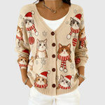 Hollie | Cardigan de fête à chaton