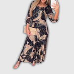 Chavelle | Robe en mousseline imprimée