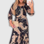 Chavelle | Robe en mousseline imprimée