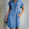 Clara - Robe chemise boutonnée