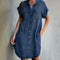 Clara - Robe chemise boutonnée