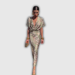 Clarandra | Robe midi cuivrée