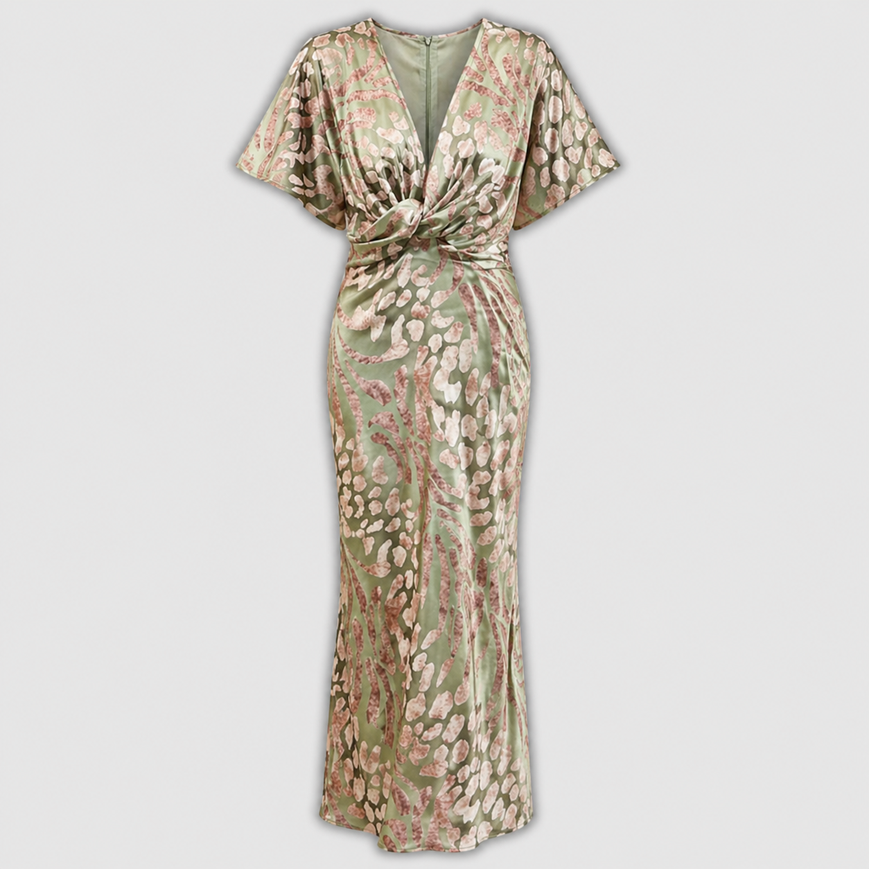 Clarandra | Robe midi cuivrée