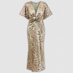 Clarandra | Robe midi cuivrée