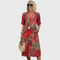 Colette | Robe midi vibrante