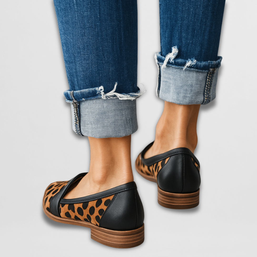 Daisy | Mocassins imprimé léopard