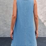 Daisy - Robe chasuble en denim décontractée