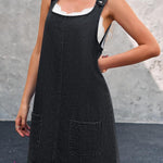 Daisy - Robe chasuble en denim décontractée