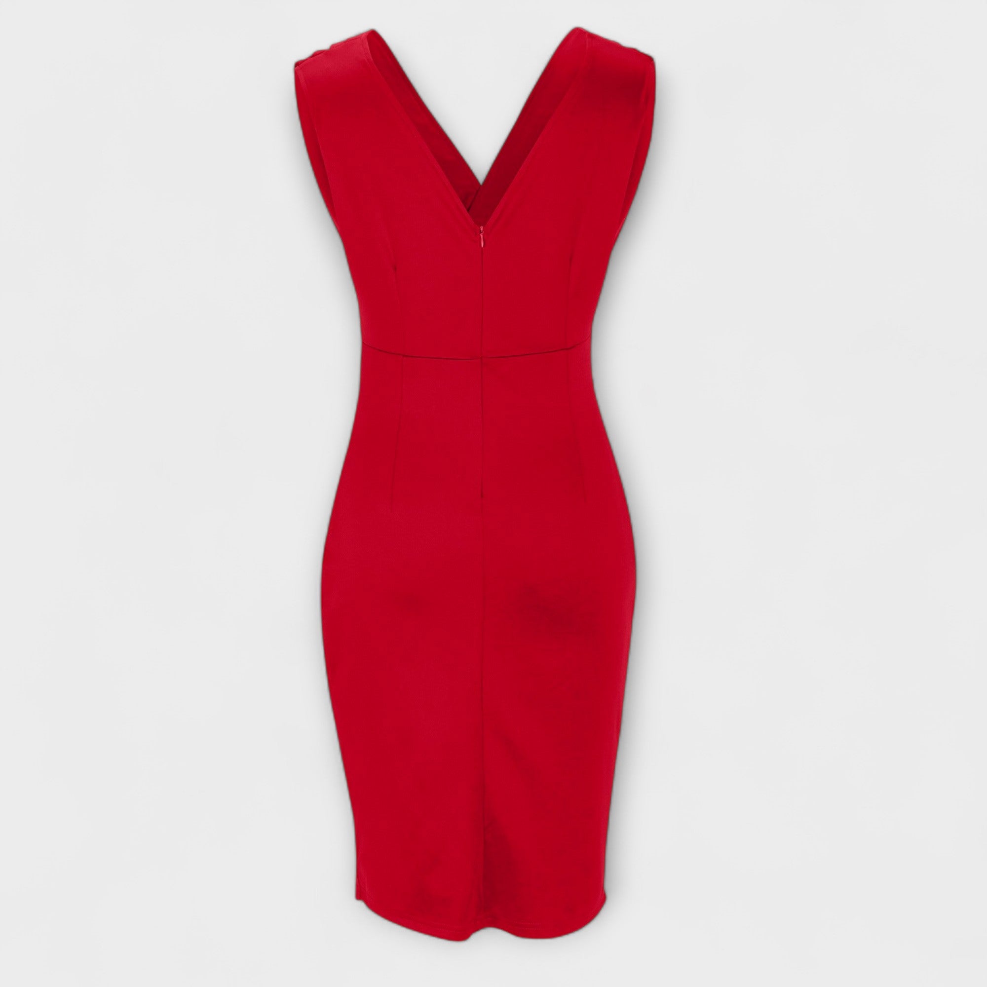 Desi - Robe fendue à col en V