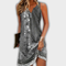Dila - Robe courte confortable sans manches pour femme