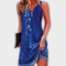 Dila - Robe courte confortable sans manches pour femme