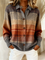 Edith | Cardigan à carreaux dégradé d'automne