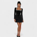 Elea | Robe courte en satin