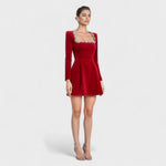 Elea | Robe courte en satin