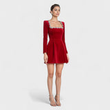 Elea | Robe courte en satin