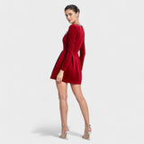 Elea | Robe courte en satin