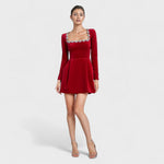 Elea | Robe courte en satin