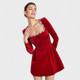 Elea | Robe courte en satin