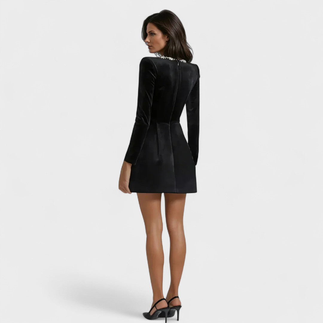 Elea | Robe courte en satin