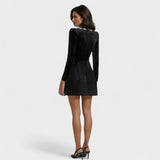 Elea | Robe courte en satin