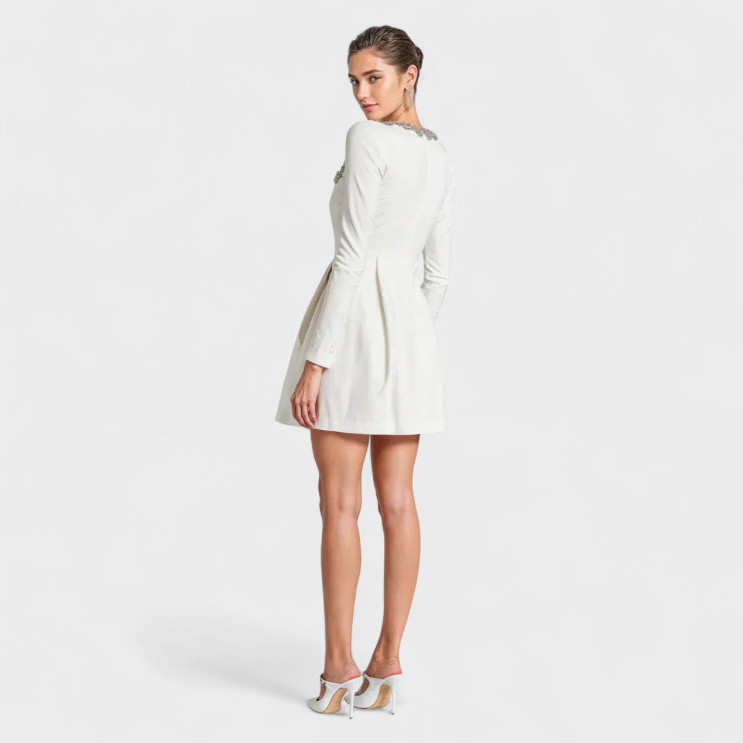 Elea | Robe courte en satin