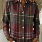 Eleanor | Cardigan tricot à carreaux classique