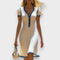 Eliane | Robe midi élégante style sirène