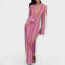Elina – Robe longue à col en V, esprit vacances