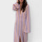 Elina – Robe longue à col en V, esprit vacances