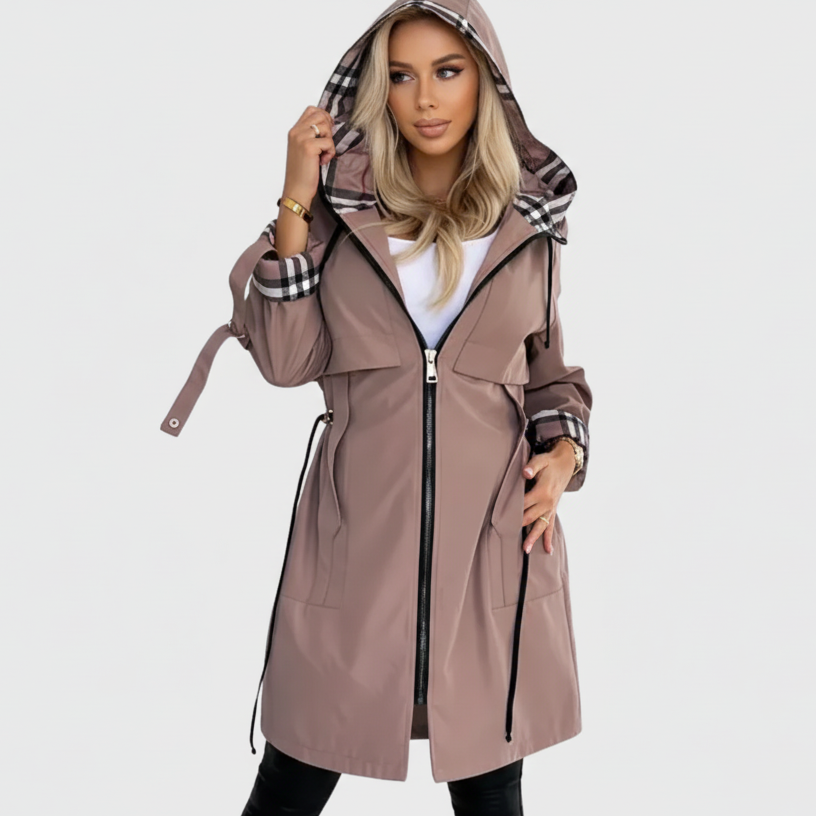 Élise, manteau zippé