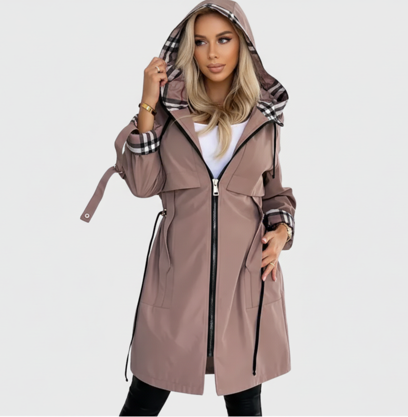 Élise, manteau zippé