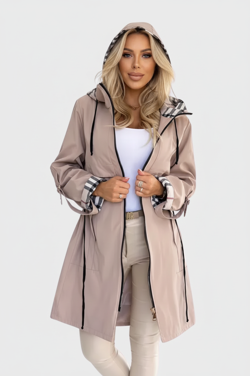 Élise, manteau zippé