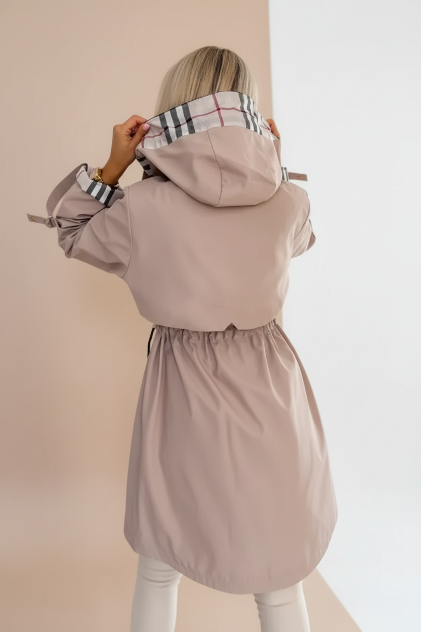 Élise, manteau zippé
