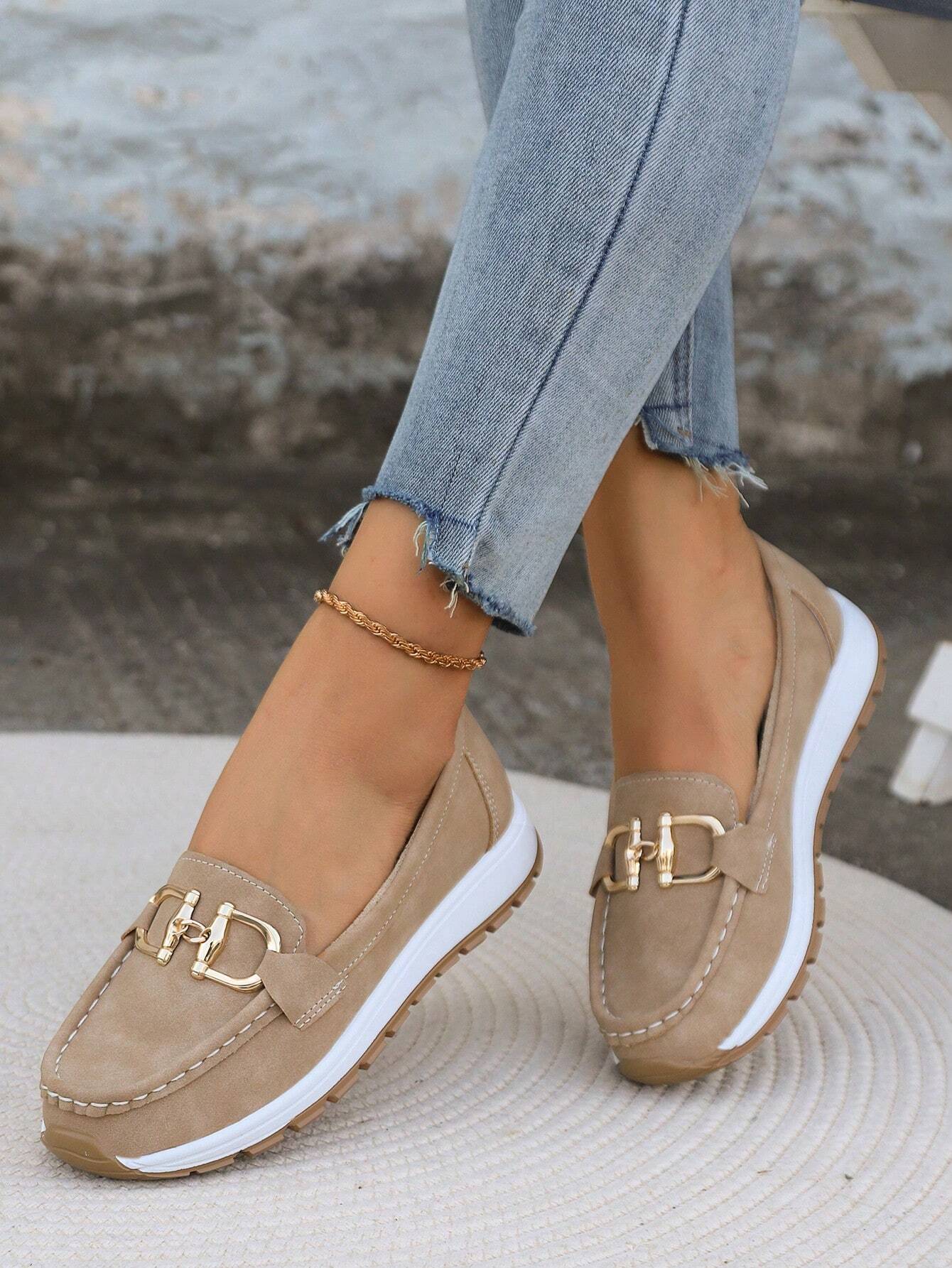 Ellie - Mocassins plats à boucle