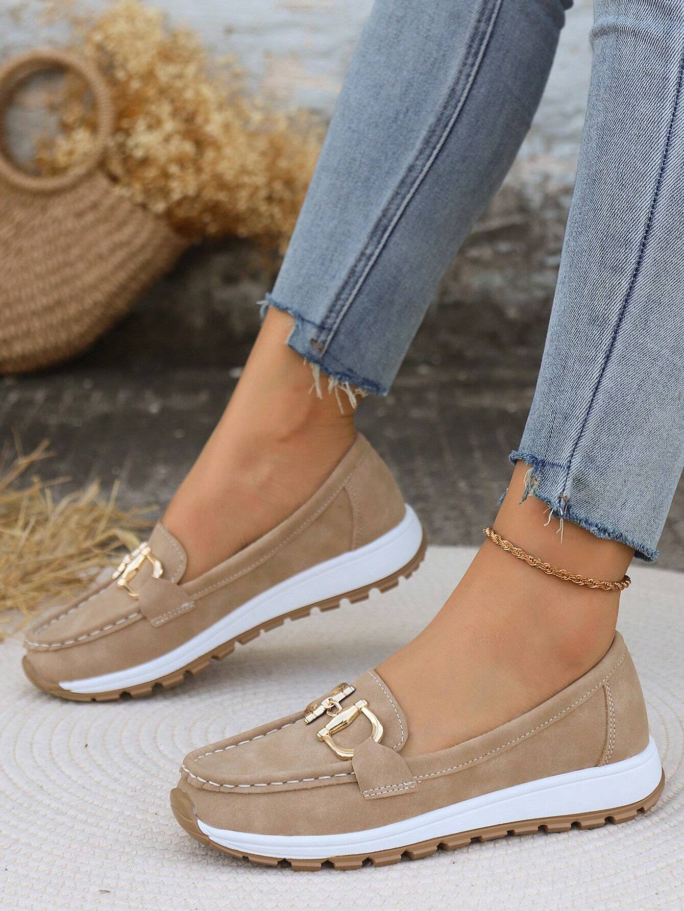 Ellie - Mocassins plats à boucle