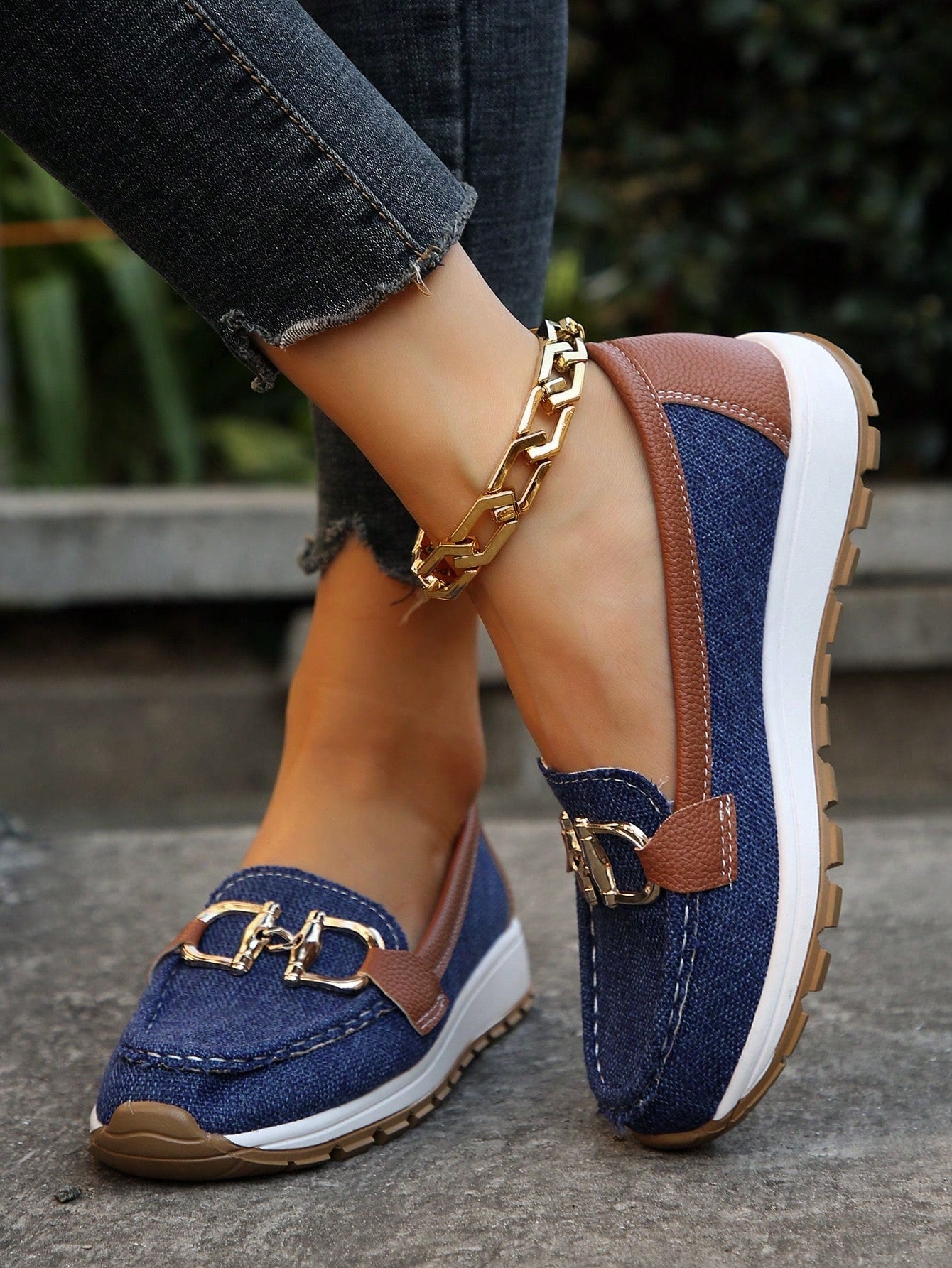 Ellie - Mocassins plats à boucle