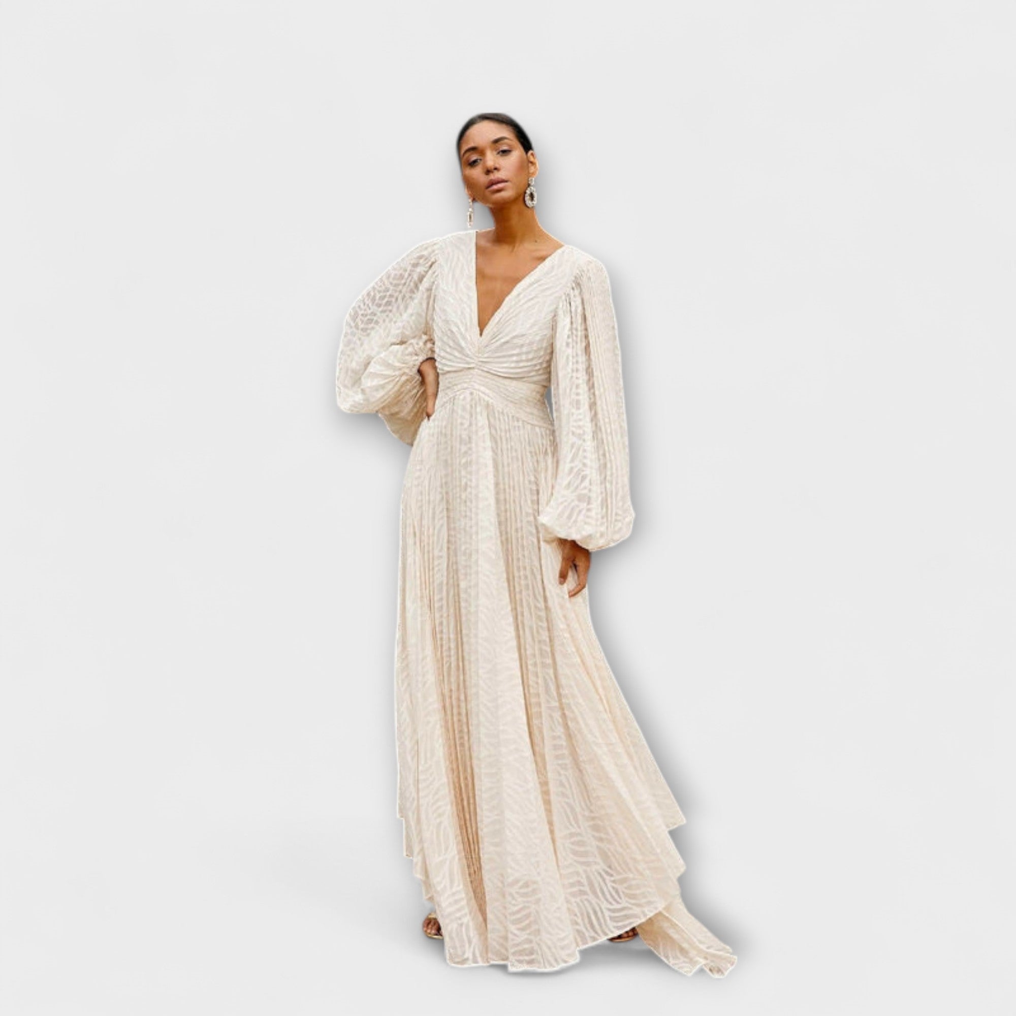 Elsa - Allegory – Robe longue crème