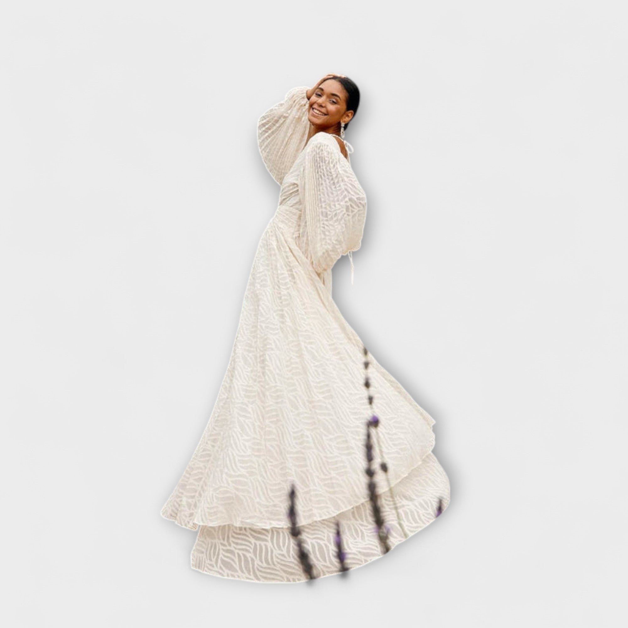 Elsa - Allegory – Robe longue crème