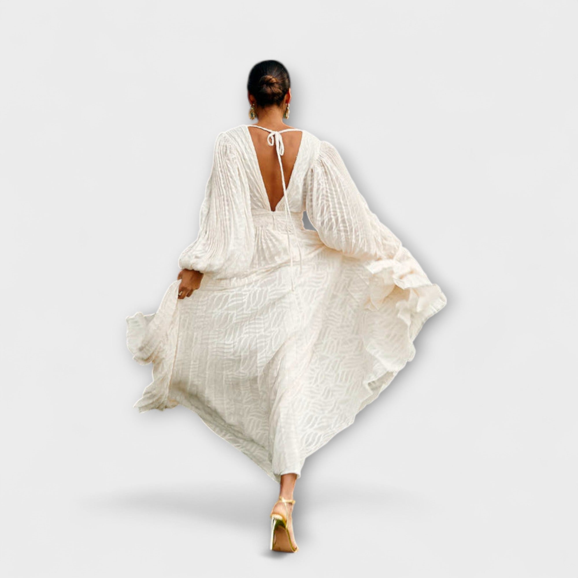 Elsa - Allegory – Robe longue crème