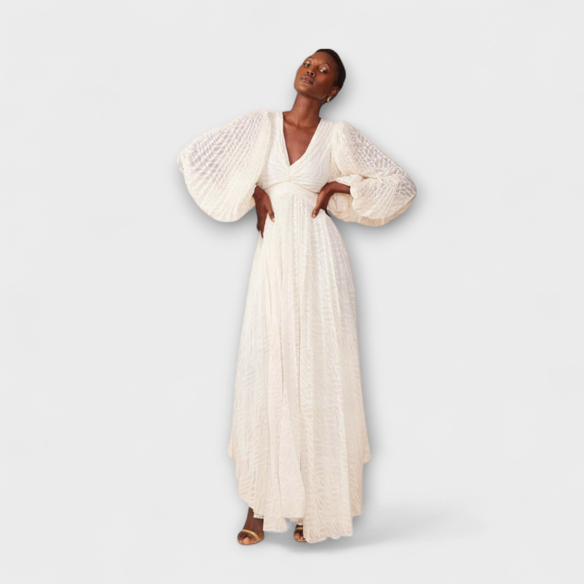 Elsa - Allegory – Robe longue crème