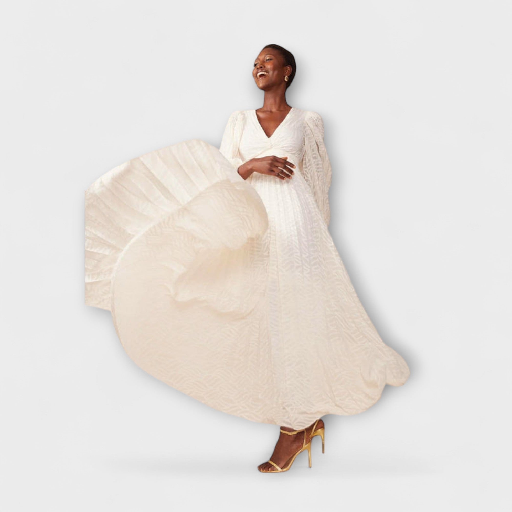 Elsa - Allegory – Robe longue crème